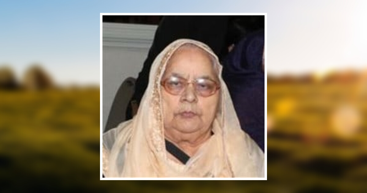 Mohinder Kaur Obituary 2016 Manke Memorial Funeral Cremation Services