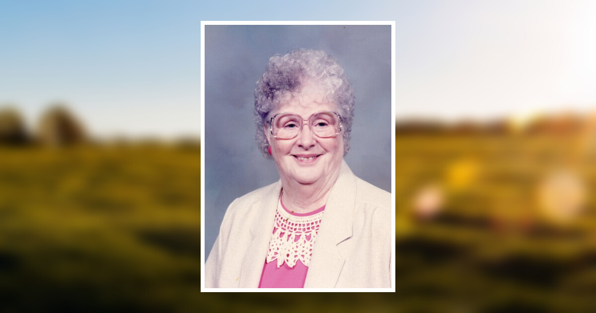 Helen L Thompson Obituary Ebright Funeral Homes