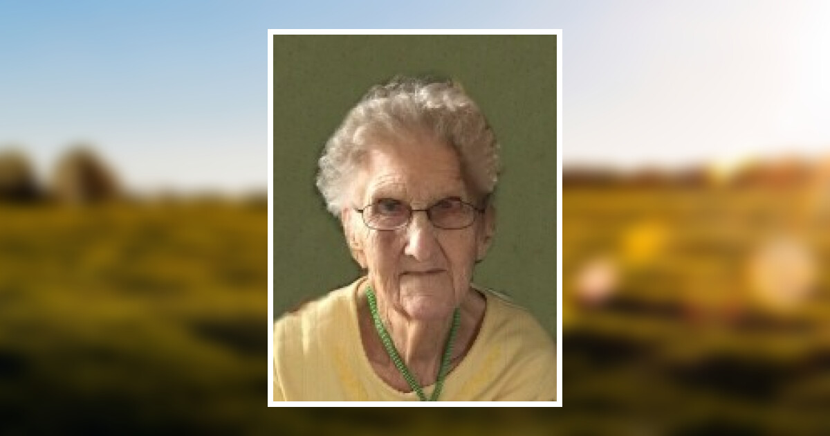 Emily Alvina Garrow Obituary Nimsgern Funeral Home