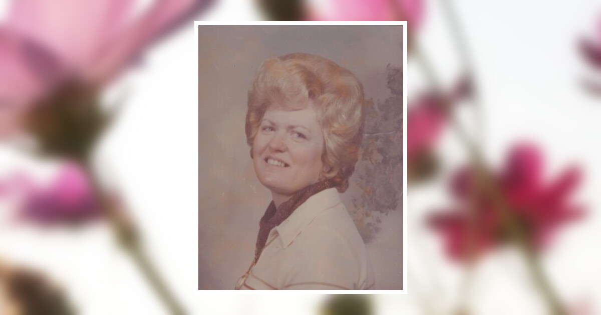 Elva Coward Obituary Bladen Gaskins Funeral Home Cremation