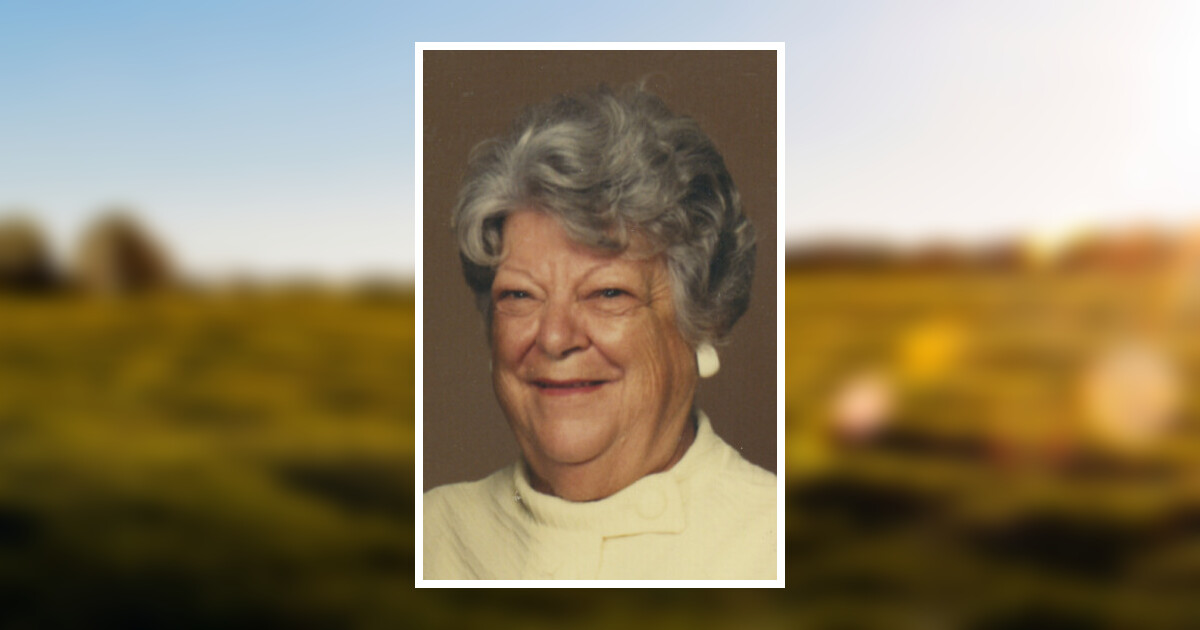 Elisabeth Cavinder Obituary 2009 Boersma Funeral Home