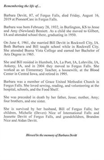 Barbara Devitt photo gallery thumbnail 5 of 5