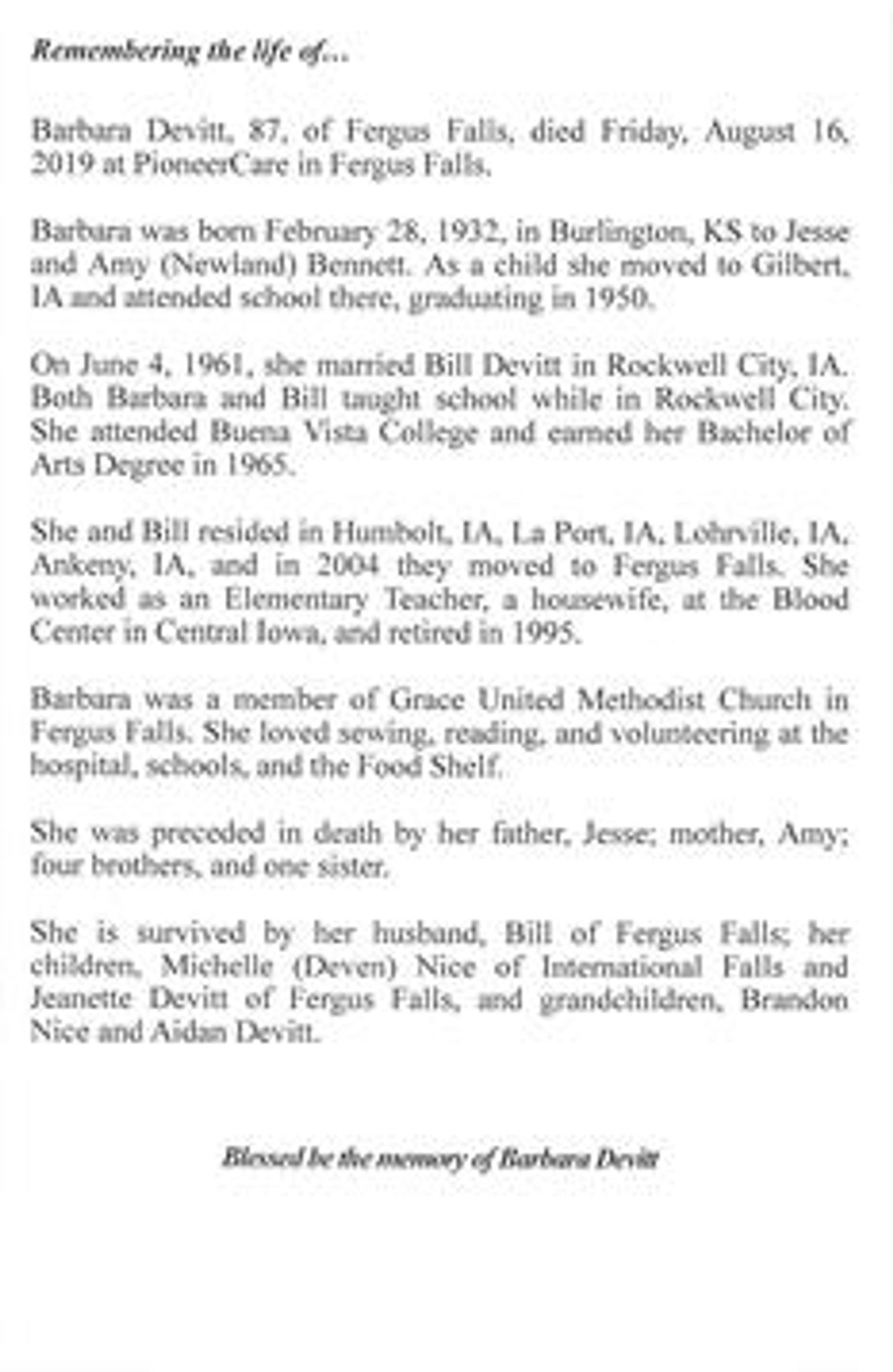 Barbara Devitt photo gallery image 5 of 5