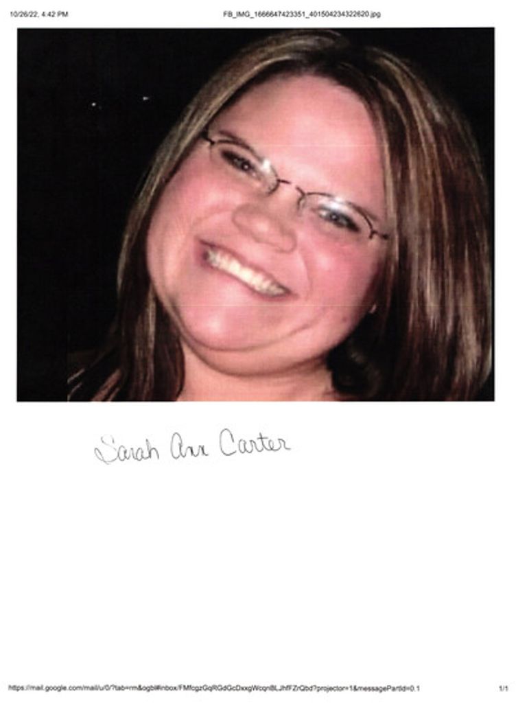 Sarah Ann Carter Profile Photo
