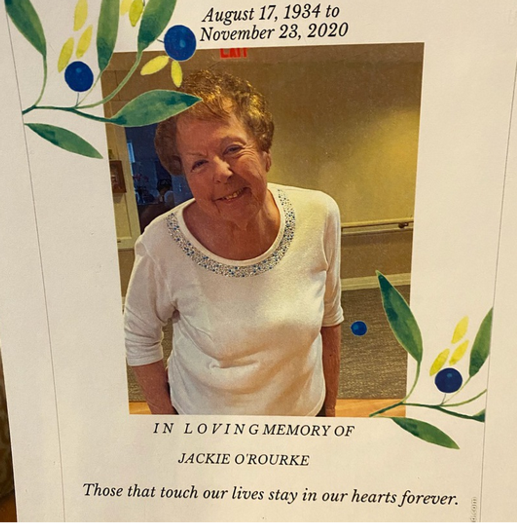 Jacqueline G. O'Rourke (nee Prince)
