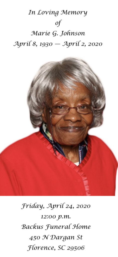 Marie Johnson Profile Photo