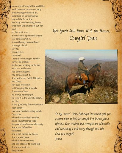 Joan Irene Evans's obituary image