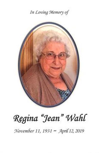 Regina "Jean" Janet Wahl photo gallery thumbnail 3 of 6