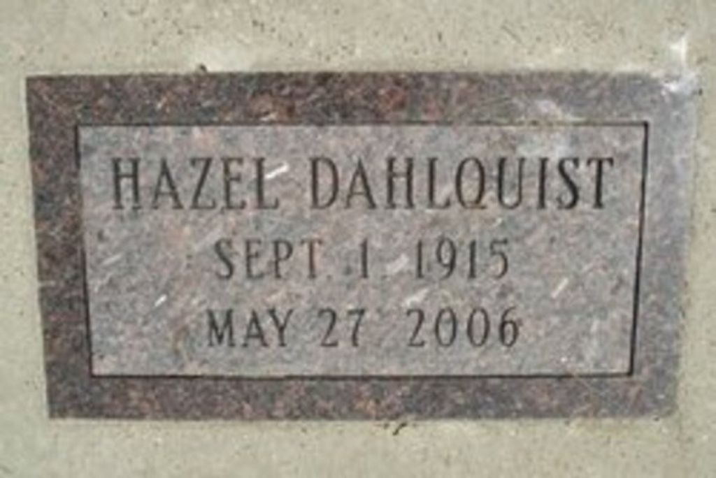 Hazel Adeline Dahlquist