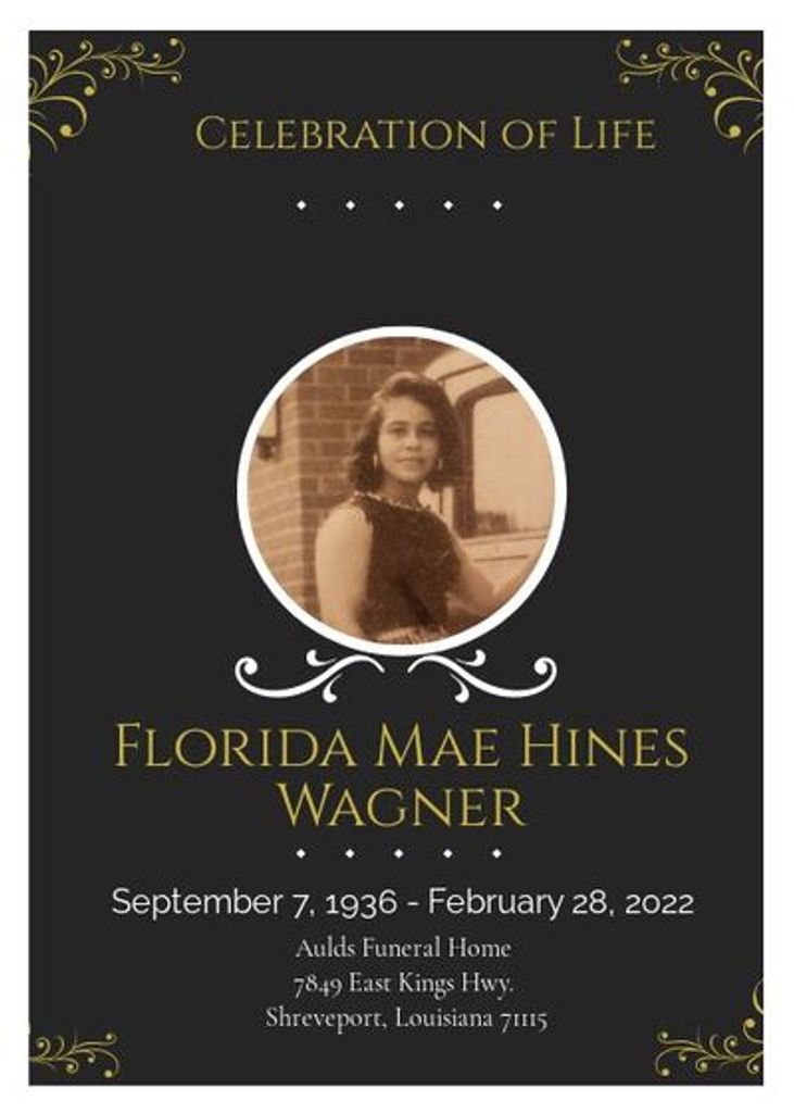 Florida Mae Hines Wagner