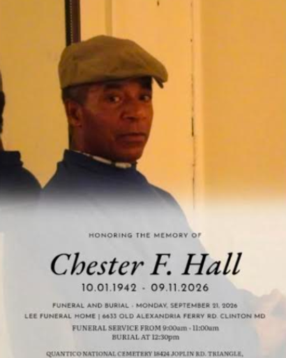 Chester Hall's obituary image