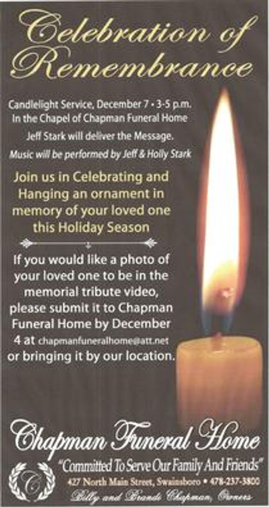 Celebration Of Remembrance