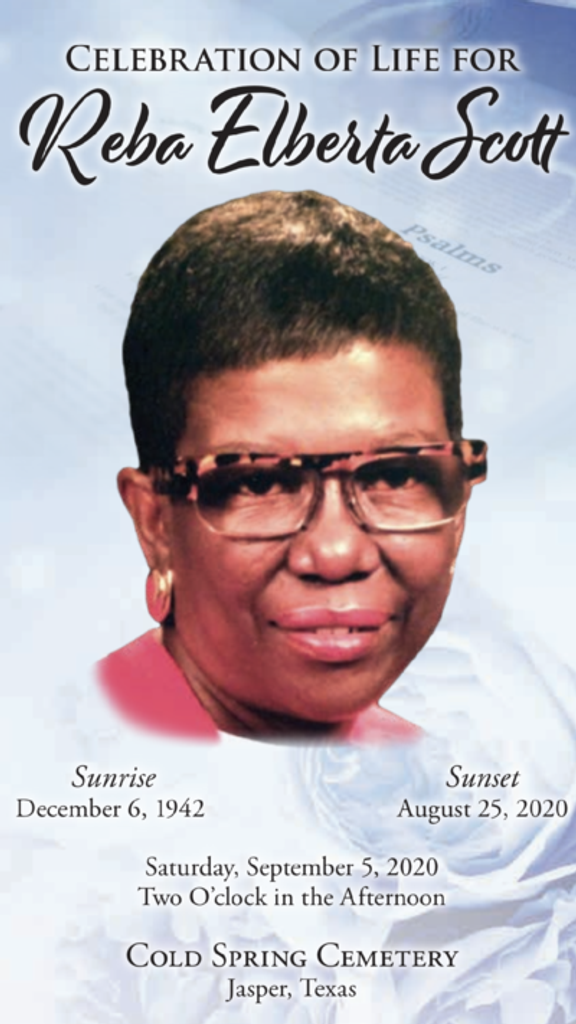 Reba Elberta Scott Profile Photo