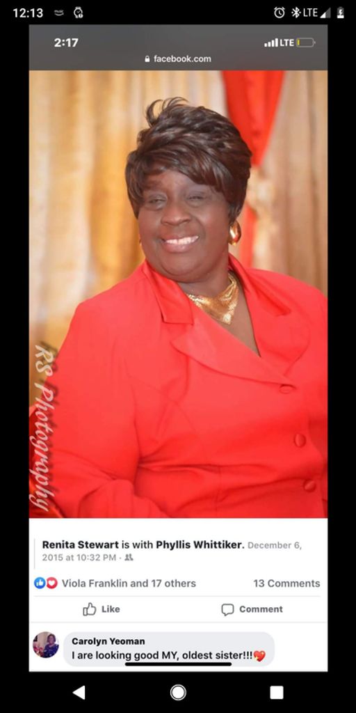 Phyllis Jean Franklin Whittiker