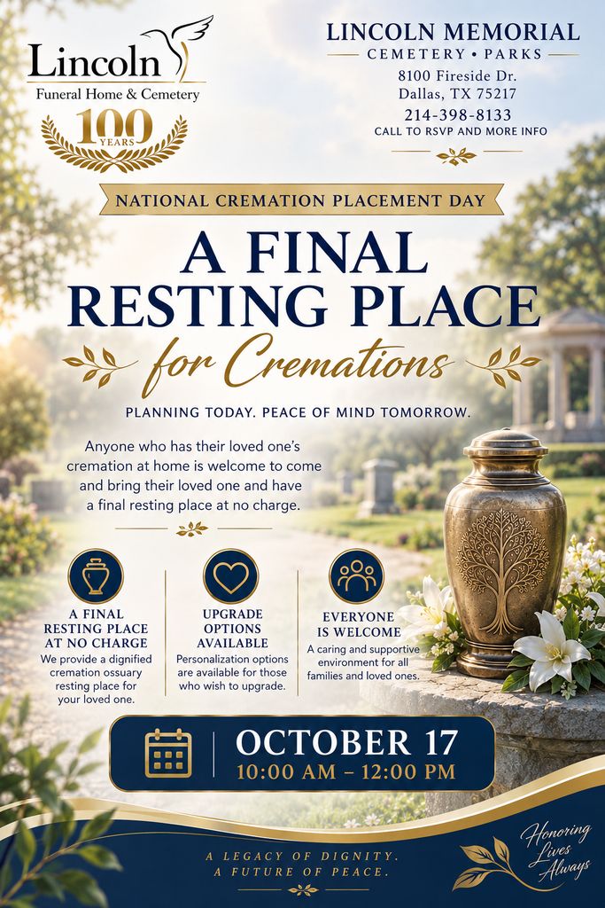 Cremation Placement Day