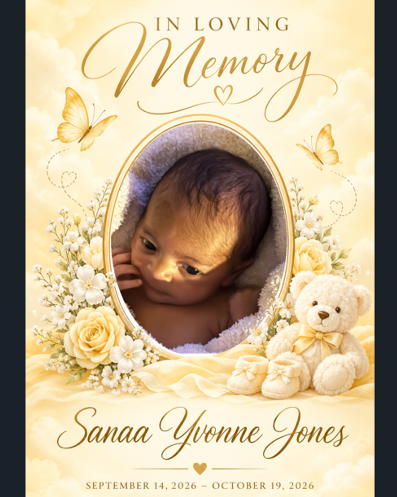 Baby Sanaa Yvonne Jones