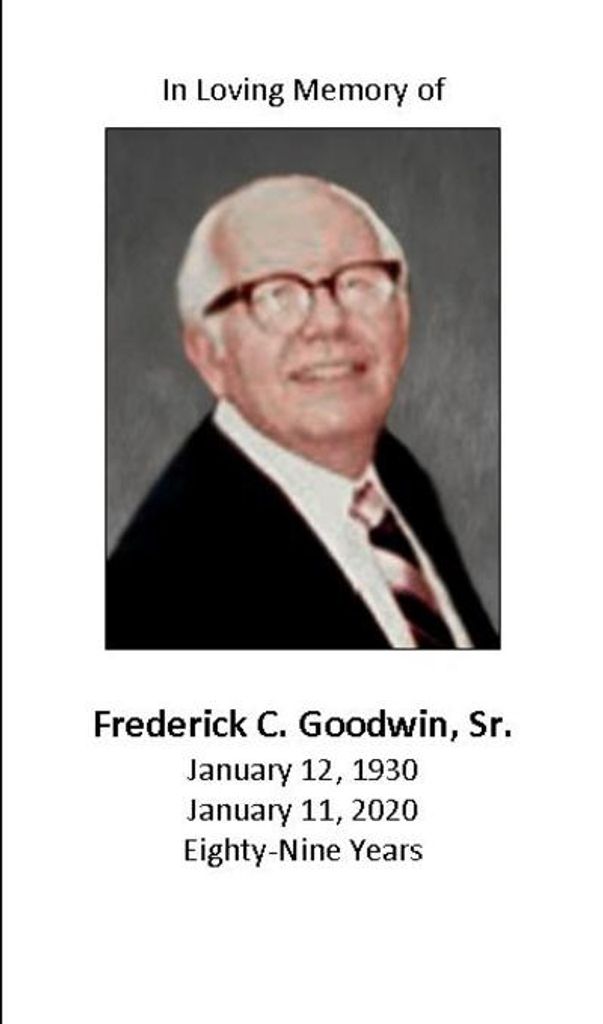 Frederick C. Goodwin, Sr. Profile Photo