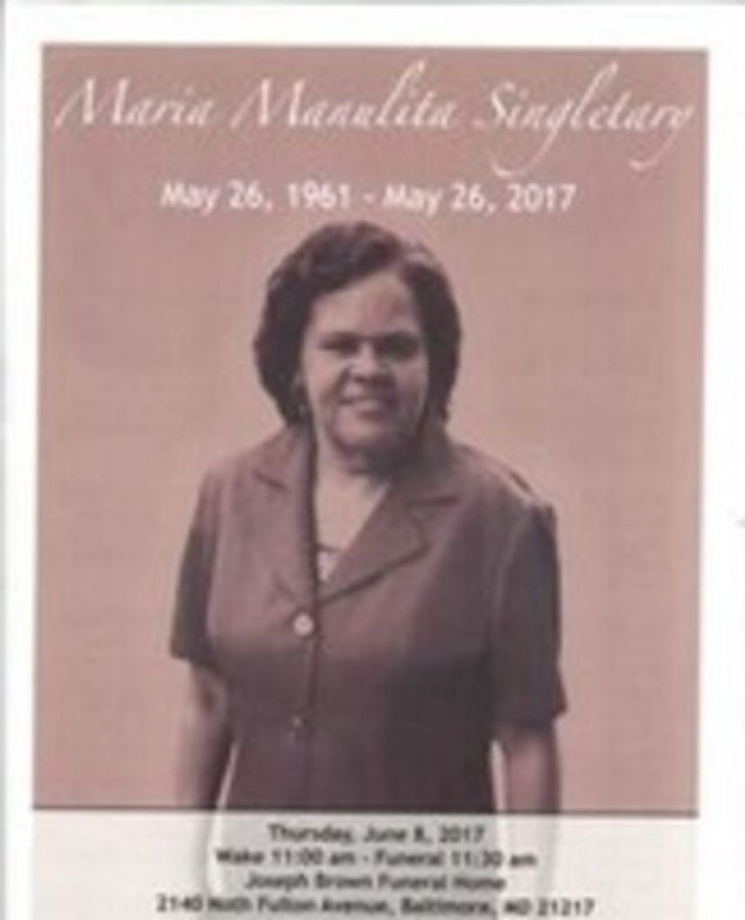 Maria Manulita Singletary