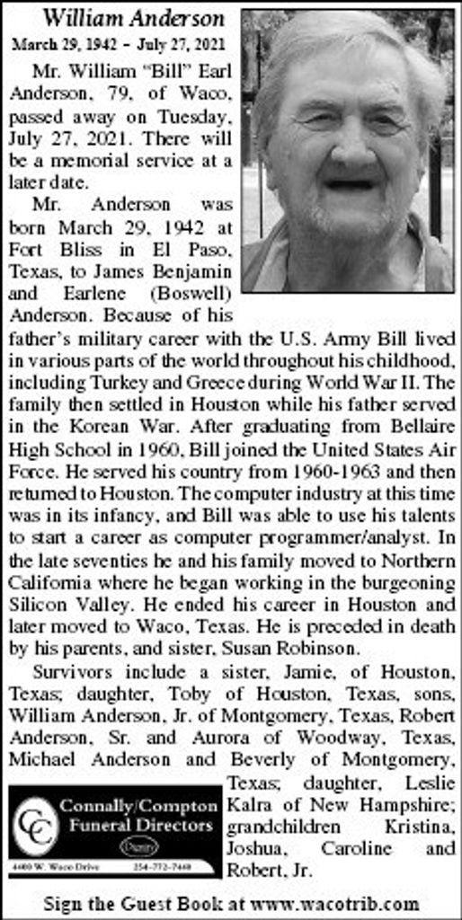 William Earl Anderson Profile Photo