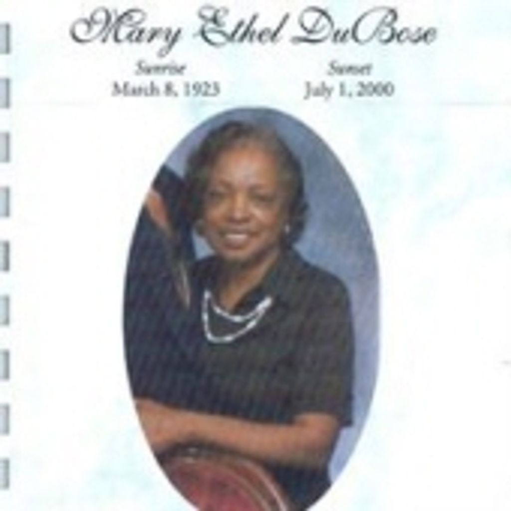 Mary  Ethel Dubose