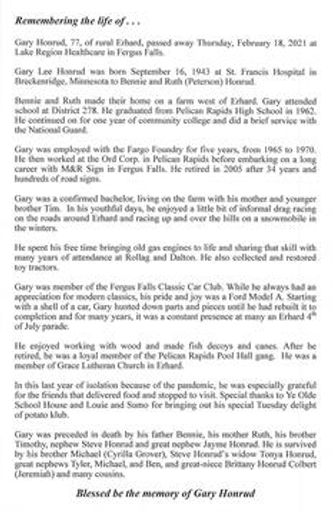 Gary Honrud photo gallery thumbnail 10 of 10