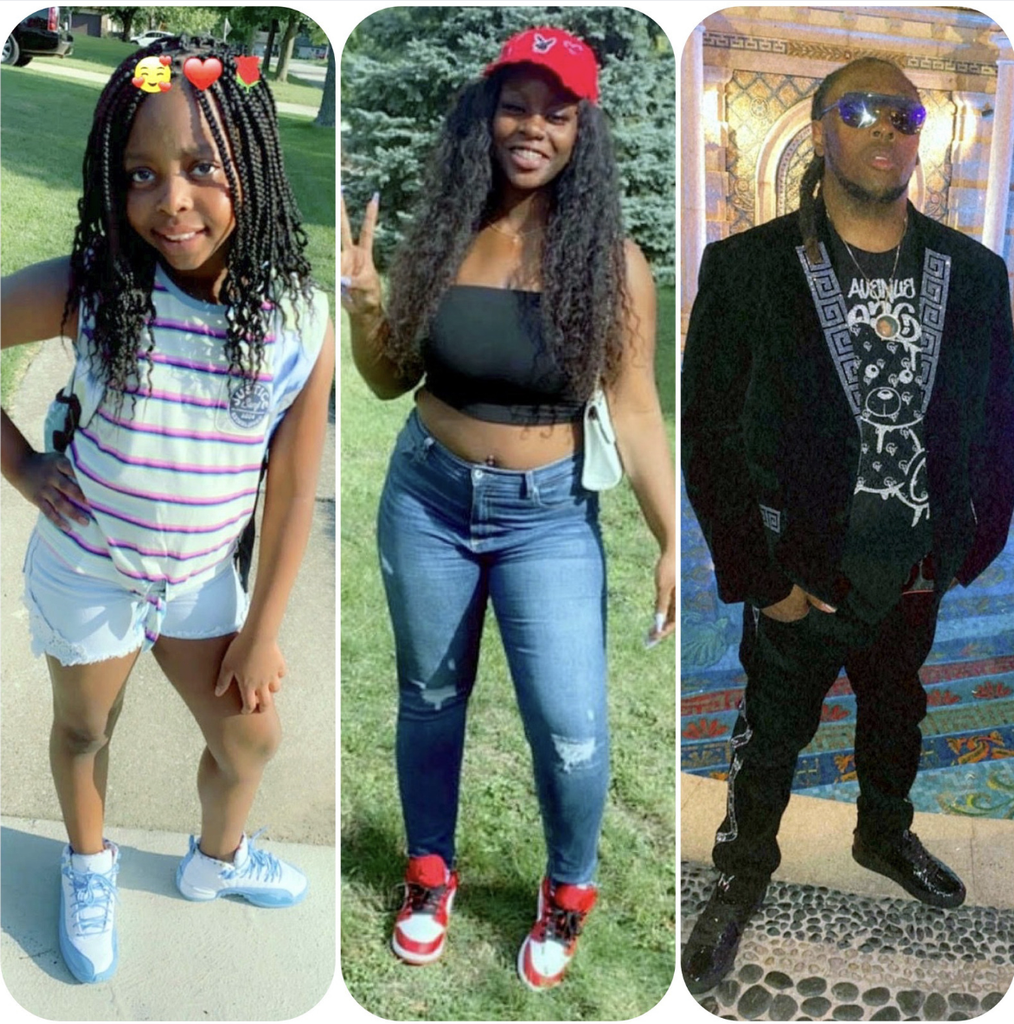 Sanai Daniels, Sa'Miya Shelton, & Cartez Daniels