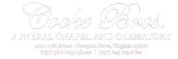 Cooke Bros. Funeral Chapel and Crematory Logo