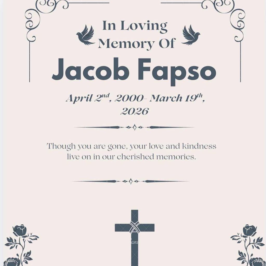 Jacob Fapso Profile Photo