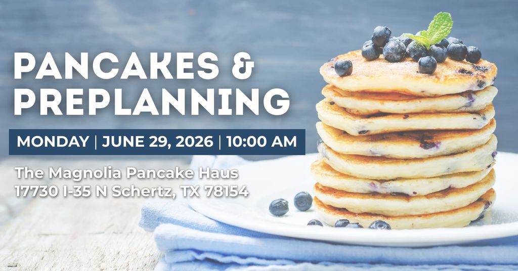 JOIN US FOR A FREE PANCAKES & PREPLANNING