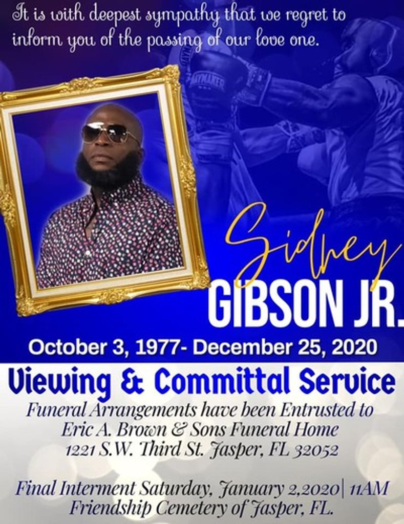 Sidney Lamar Gibson Jr. Profile Photo