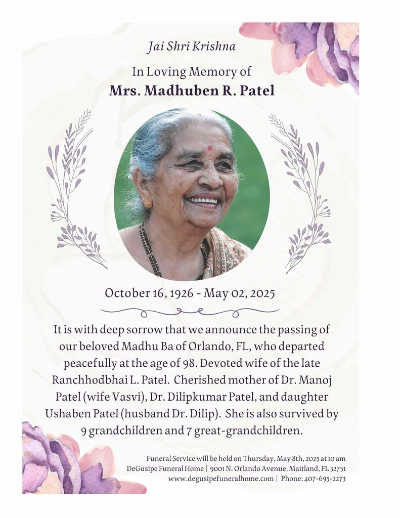 Madhuben R. Patel