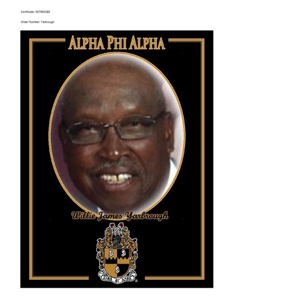 Willie James Yarbrough Profile Photo