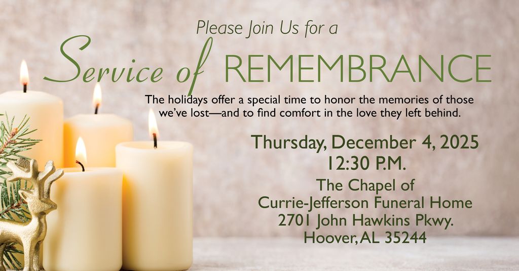 Christmas Service of Remembrance