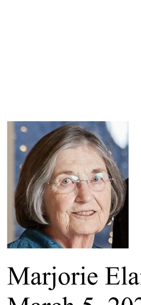 Marjorie Elaine Thyken Profile Photo