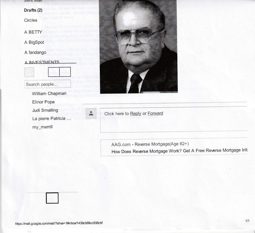Senior Judge Ben Frank Ellis Profile Photo