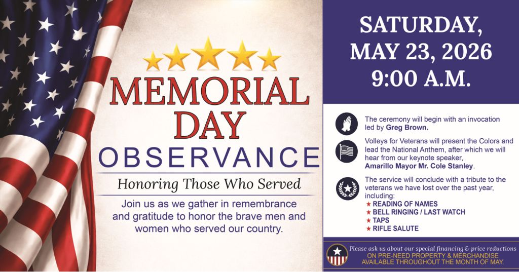 Memorial Day Observance