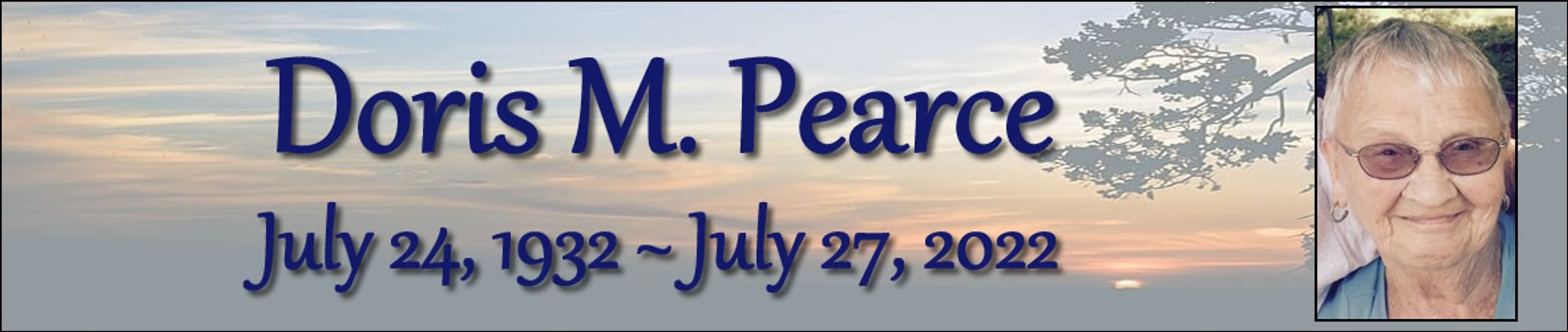 Cover photo for Doris Pearce's Obituary