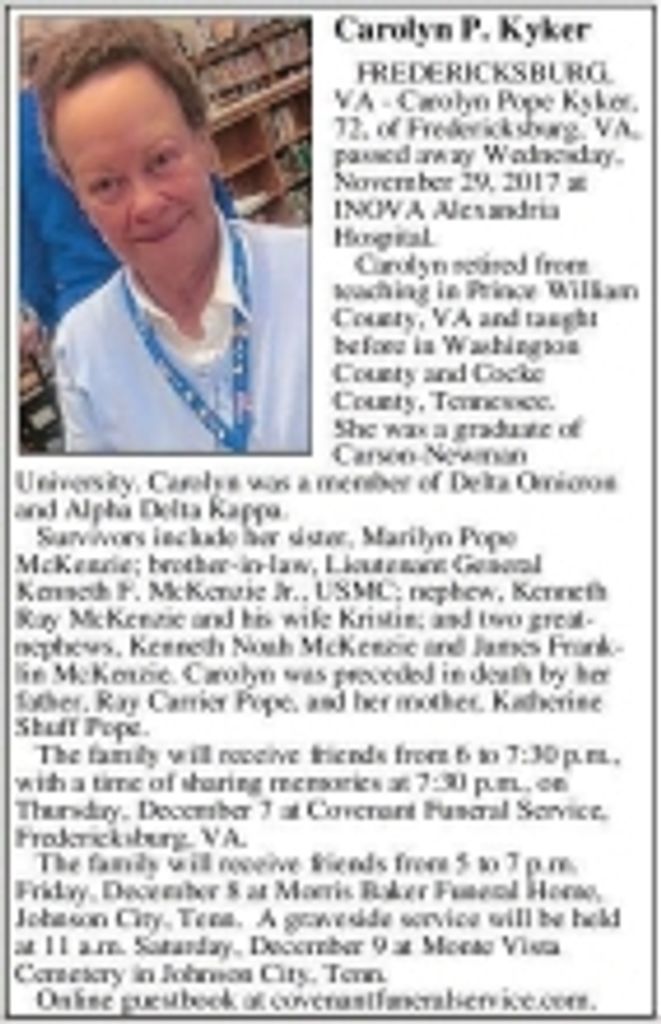 Carolyn P. Kyker