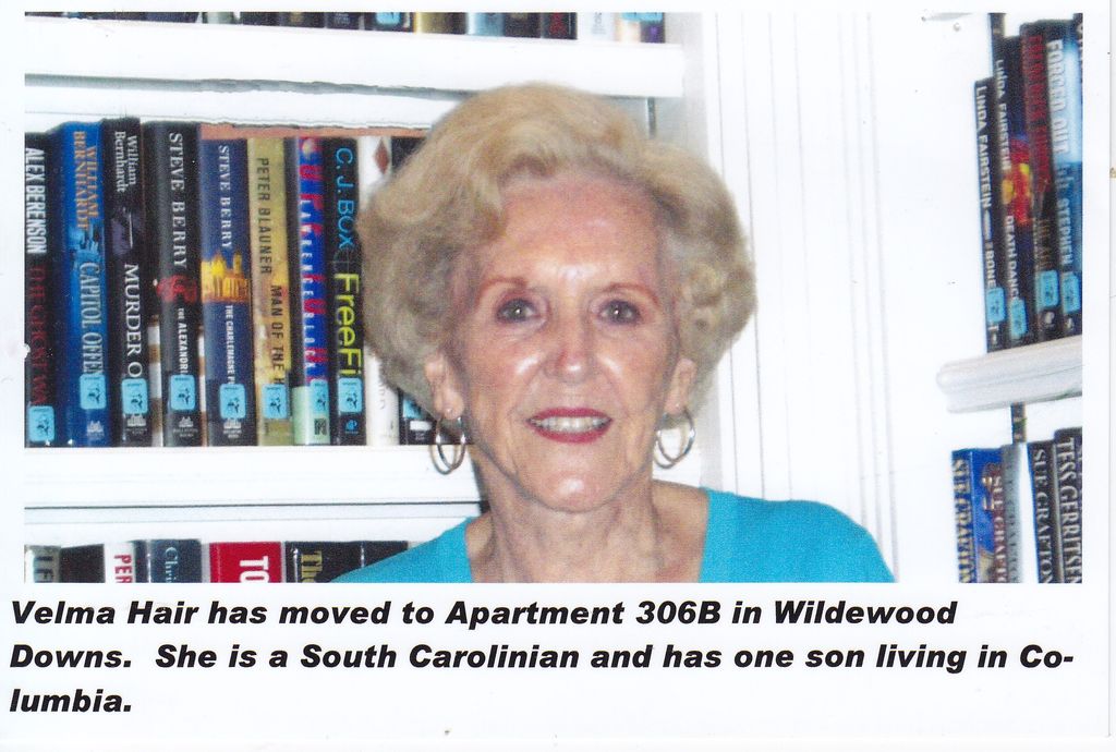 Mrs. Velma Boulware Parsons Hair