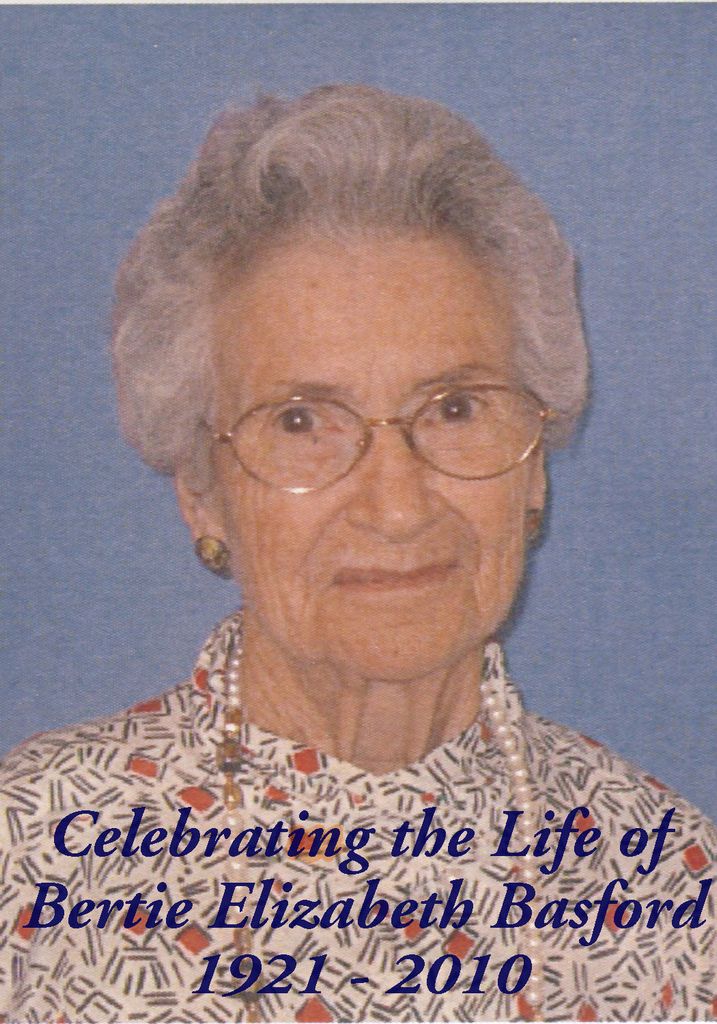 Bertie Elizabeth Basford