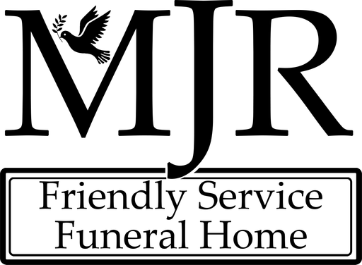 M J R Friendly Service Funeral Home Logo