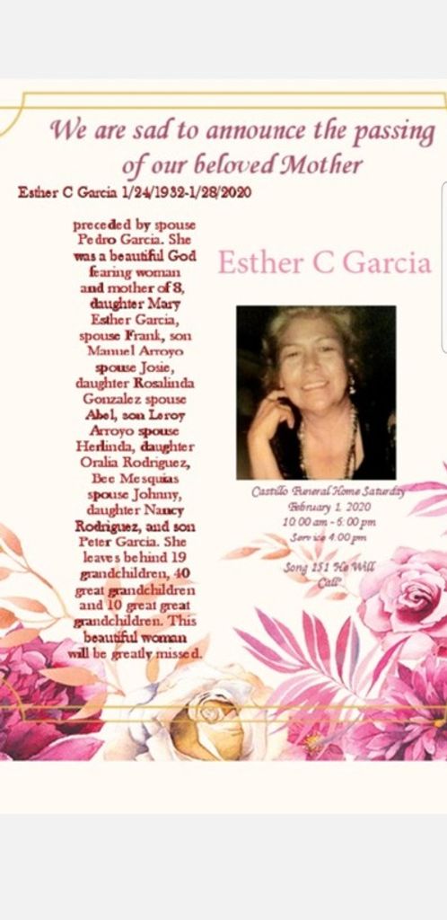 Esther C Garcia