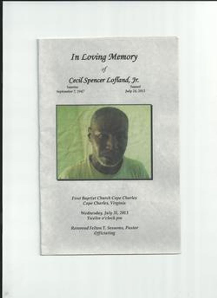 Cecil Spencer Lofland Jr. Profile Photo