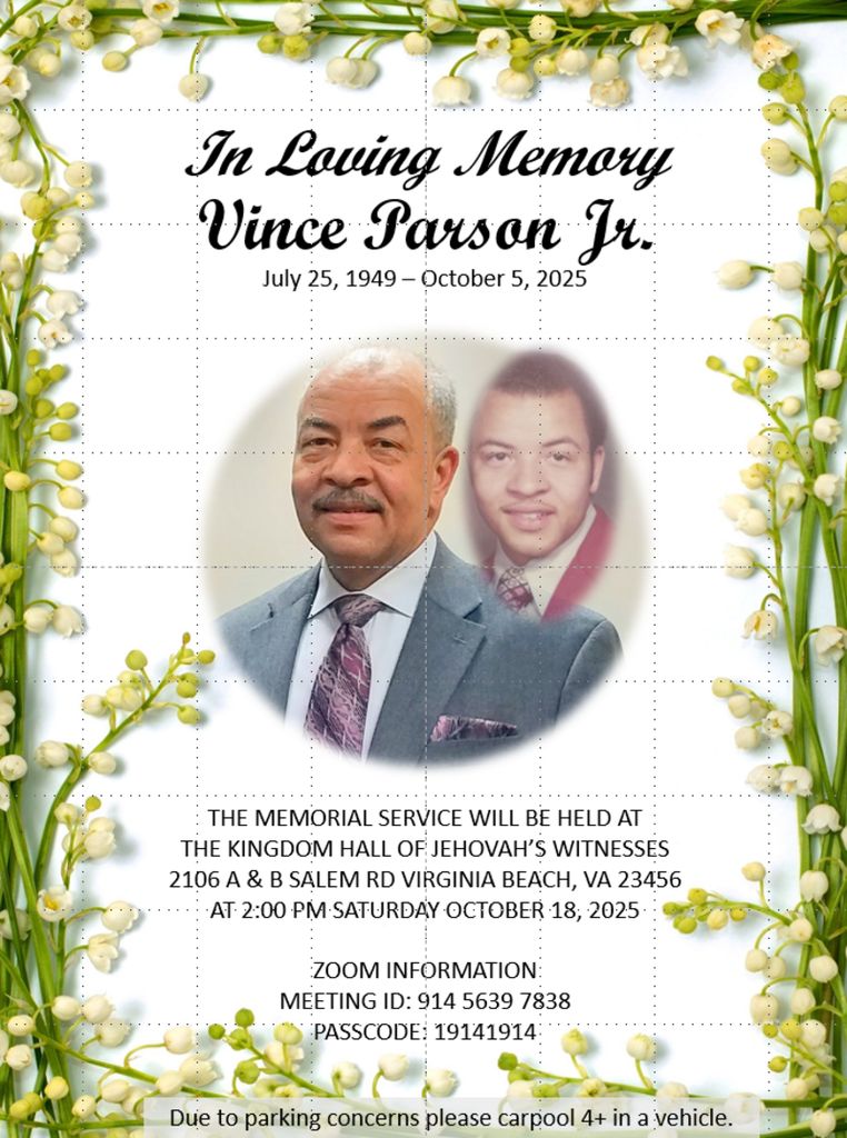 Vince Parson Jr. Profile Photo