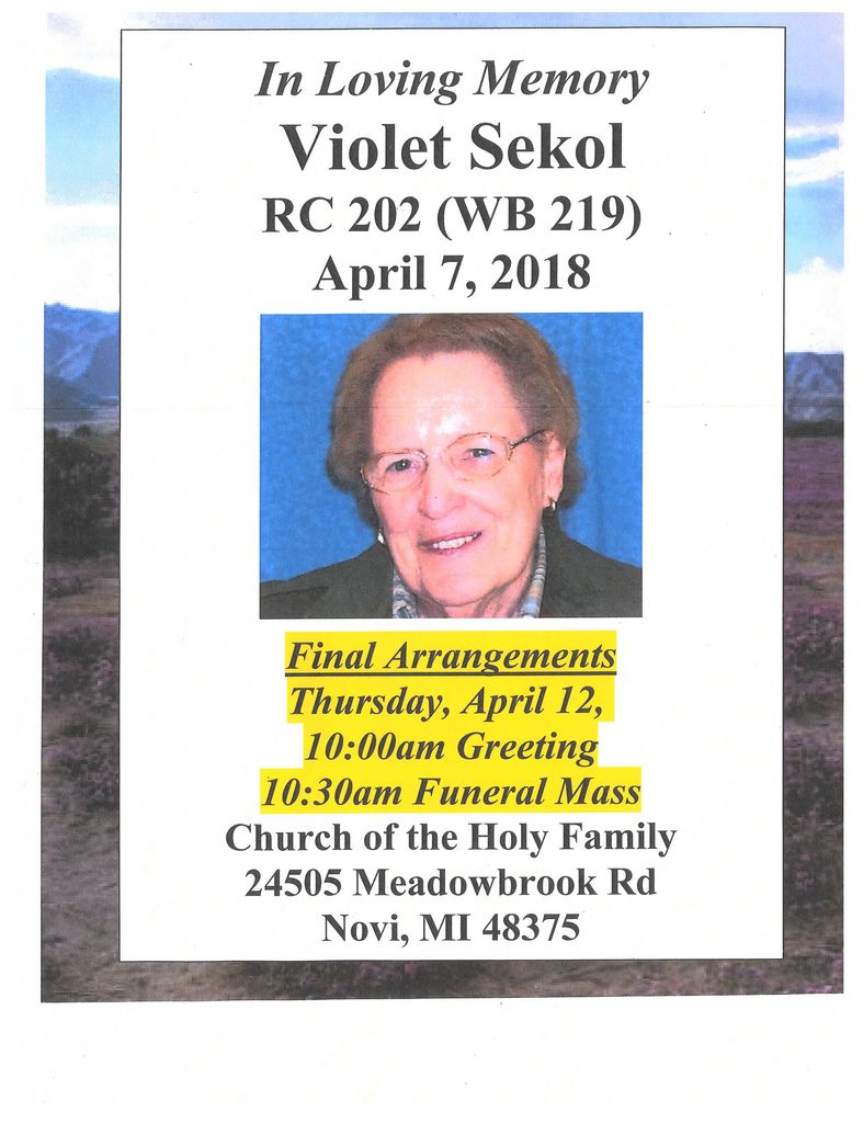 Violet Victoria Sekol