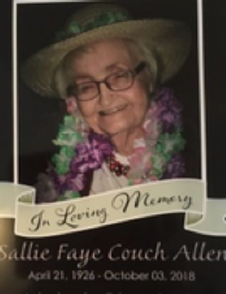 Sallie Faye Couch Allen