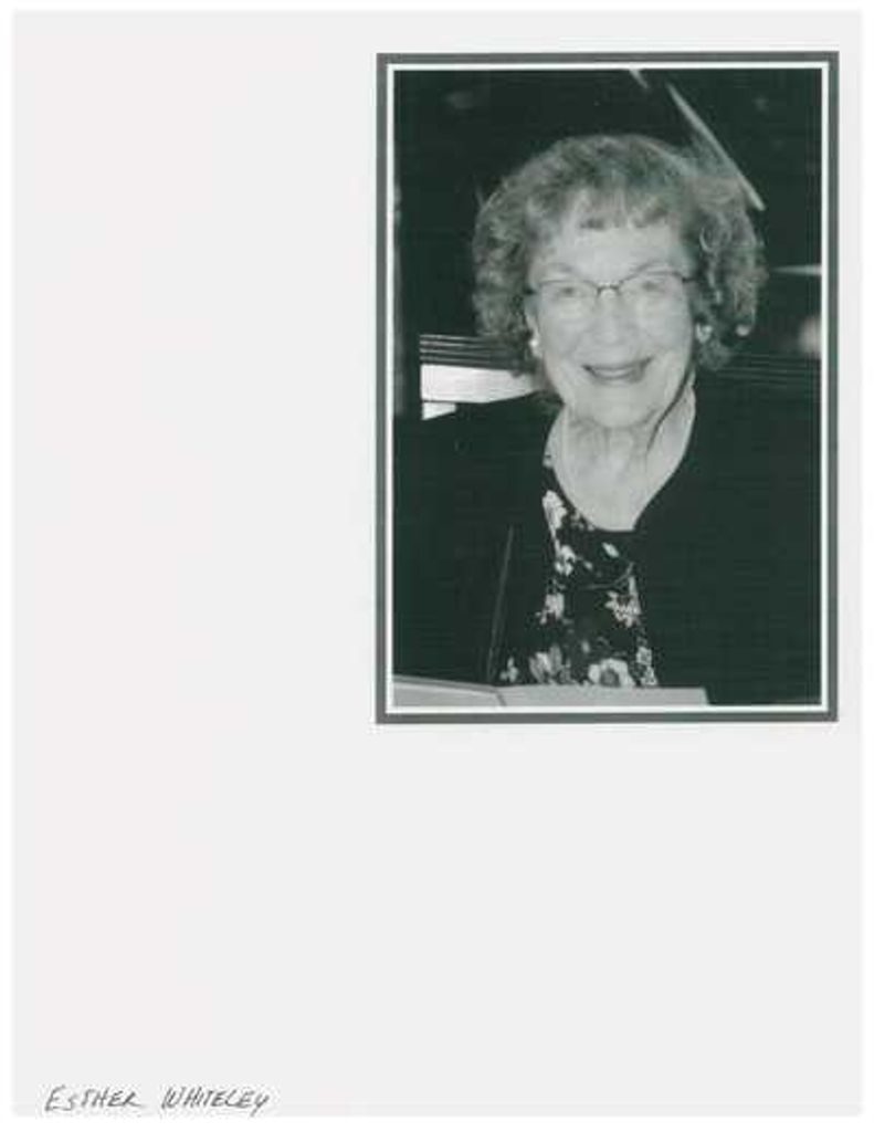 Esther Keith Whiteley Profile Photo