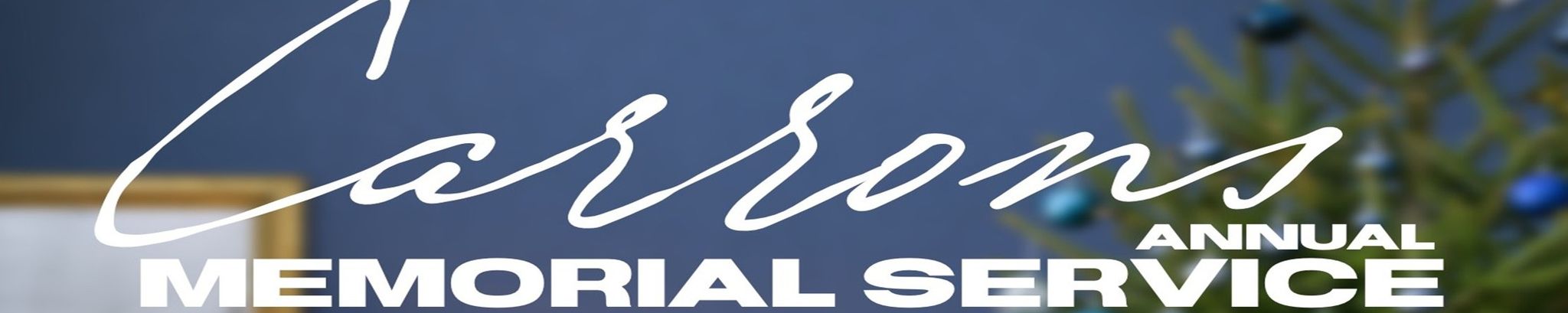 Cover for Carrons Funeral Home Annual Memorial Service "Hold Up the Light"'s Obituary