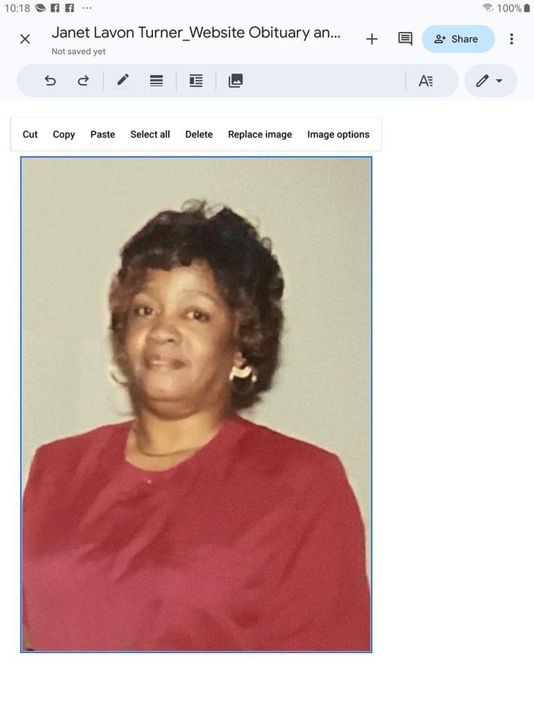 Janet Lavon Turner Profile Photo