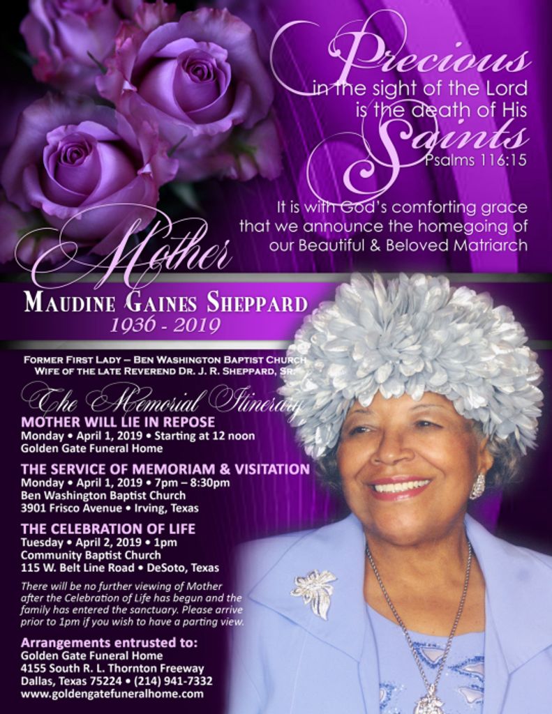MAUDINE SHEPPARD